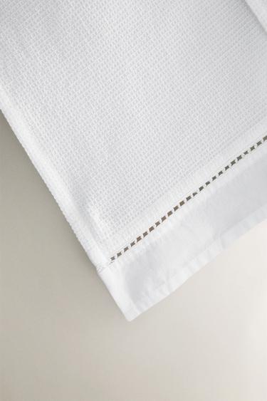TORCHONS DE CUISINE WAFFLE (LOT DE 2) - Blanc de Zara - Image 2