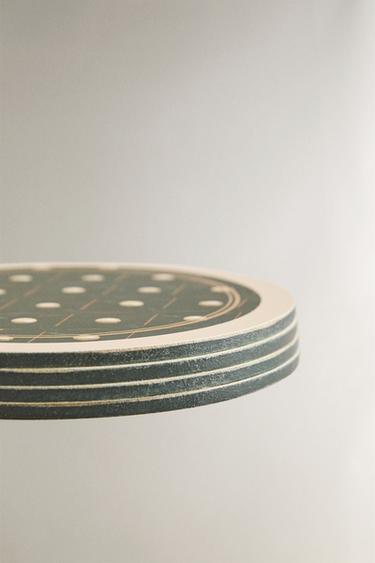 PACK OF CORK GOLF COASTERS (PACK OF 4) - Green by Zara - Image 3