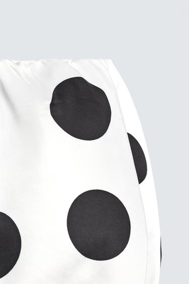 POLKA DOT MINI BALLOON SKIRT HARRY LAMBERT FOR ZARA X DISNEY - White by Zara - Image 4