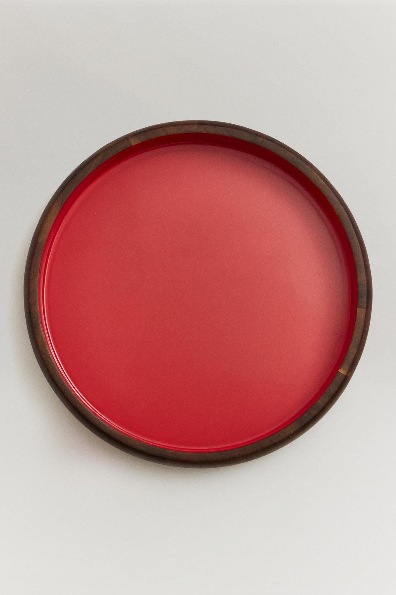 THE ALDIQUÀ ROUND TRAY — Red