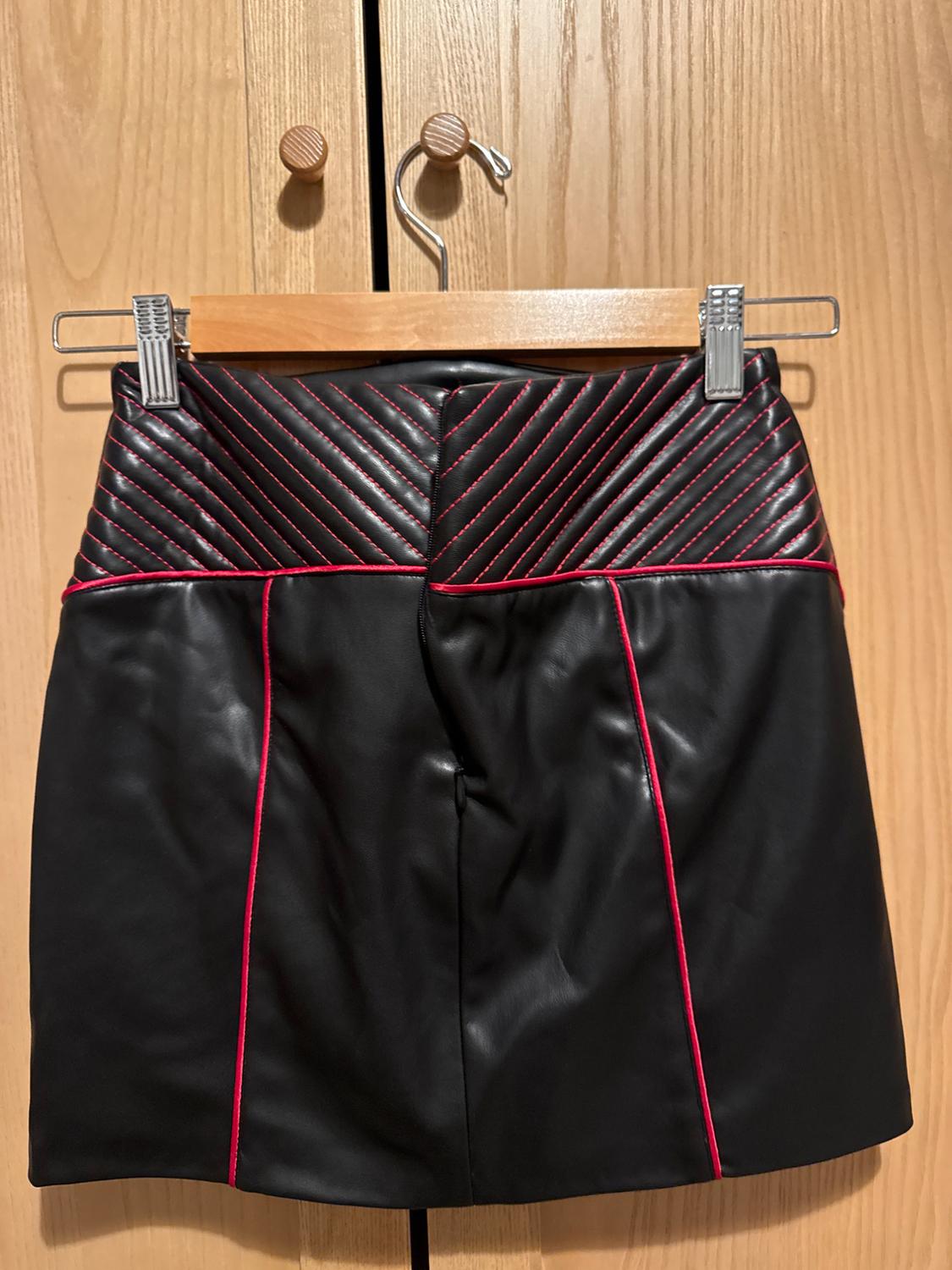 FAUX LEATHER MINI SKIRT - Image 2