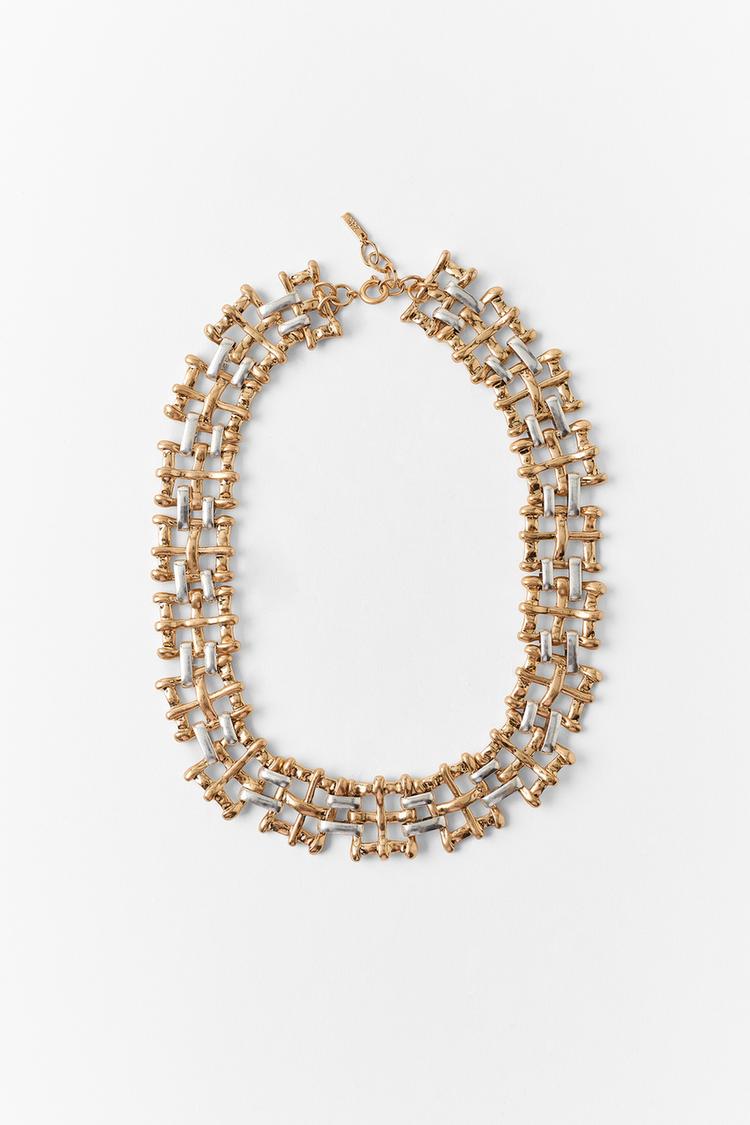 Collar cadena combinada