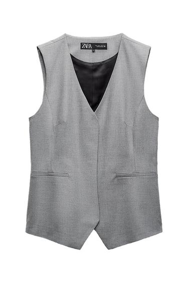 WAISTCOAT WITH ASYMMETRIC BACK