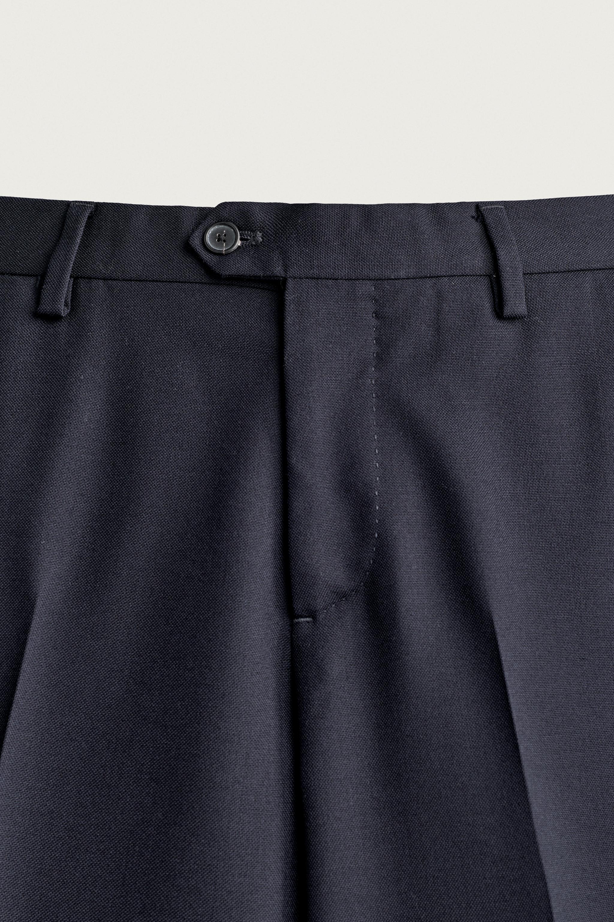 PANTALON DE COSTUME 100% LAINE
