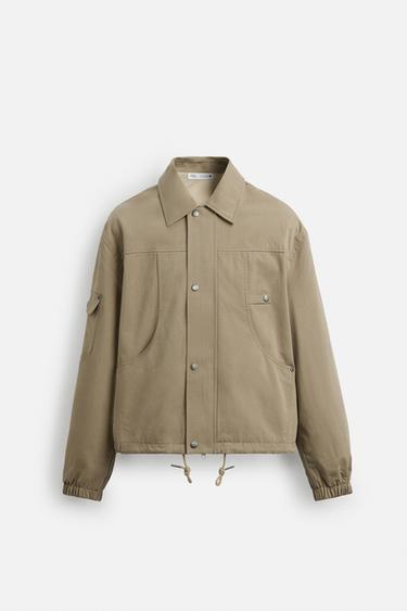 GUITARRICADELAFUENTE TEXT PRINT JACKET - Beige by Zara - Image 6