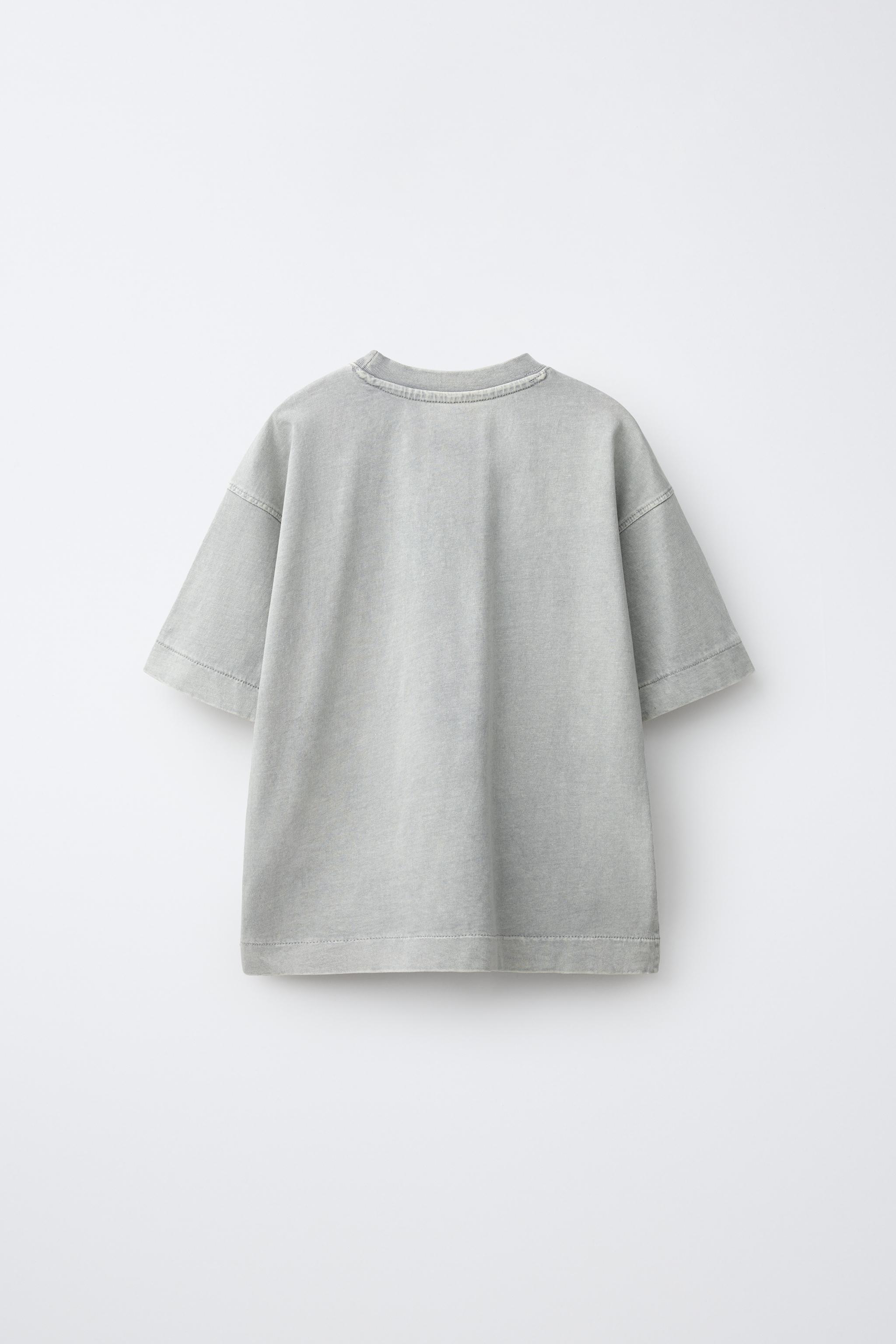 POCKET T-SHIRT — Light gray