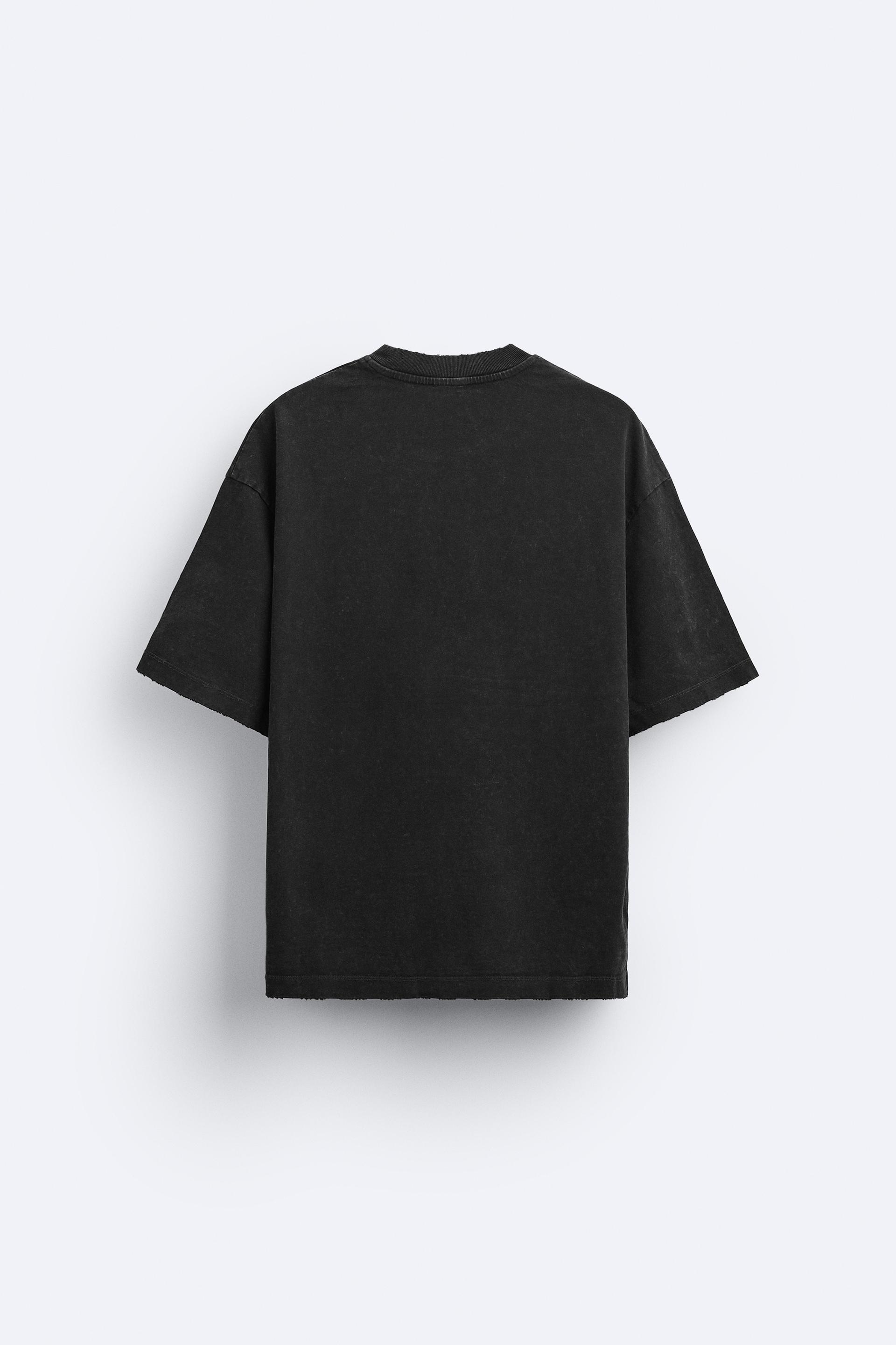 zara essentials relaxed fit t shirt