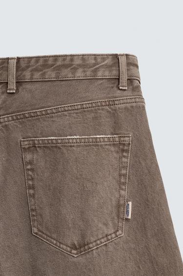 BARREL FIT TROUSERS - Brown by Zara - Image 10