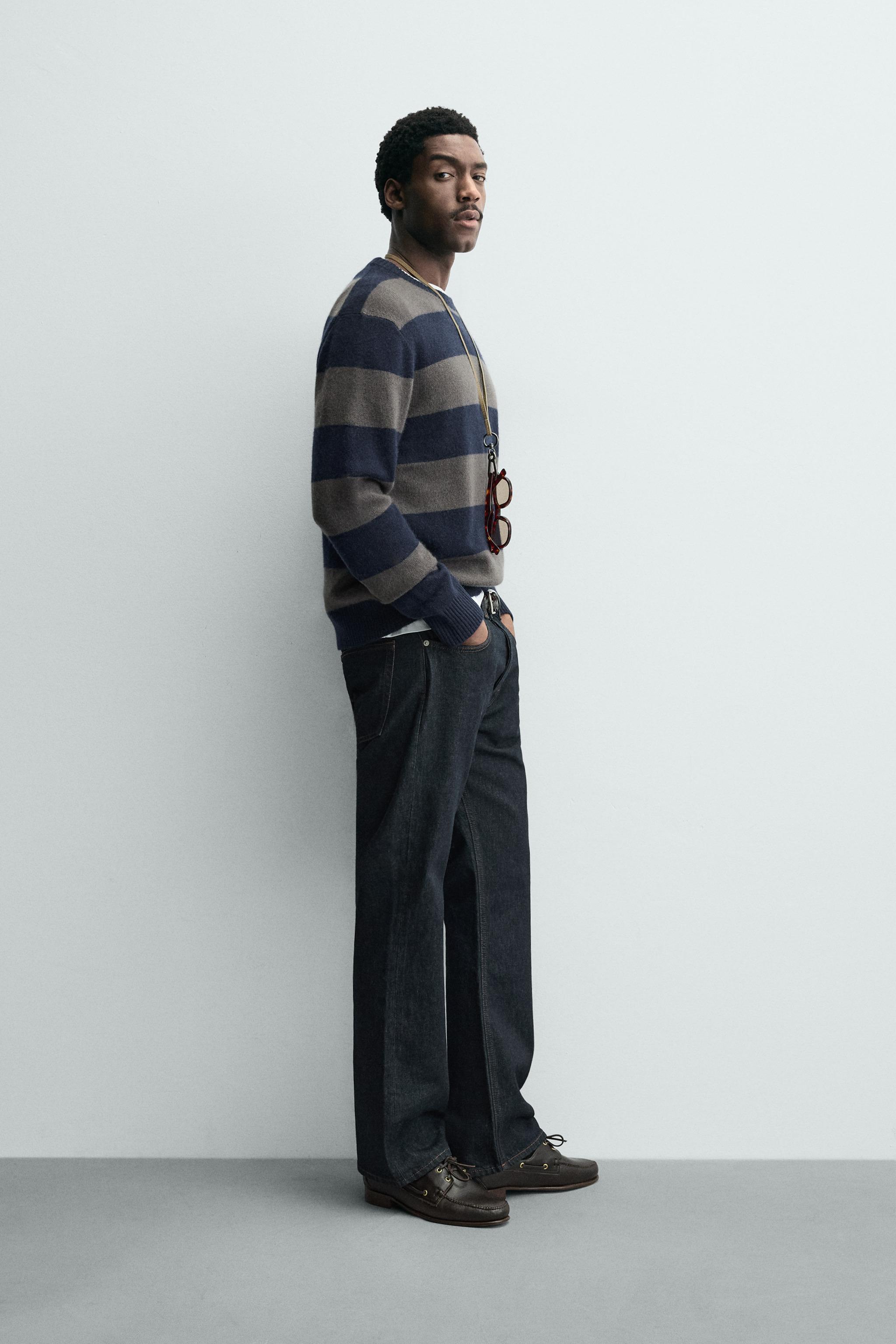 STRIPED CASHMERE JUMPER