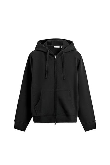 SUDADERA CREMALLERA CAPUCHA HEAVYWEIGHT ORIGINS - Negro de Zara
