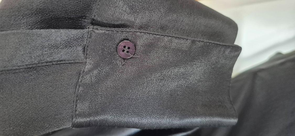 ZW COLLECTION SATIN SHIRT WITH POCKETS - Image 6