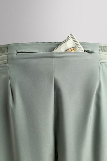SHORT LÉGER PERFORÉ - Bleu clair de Zara - Image 9