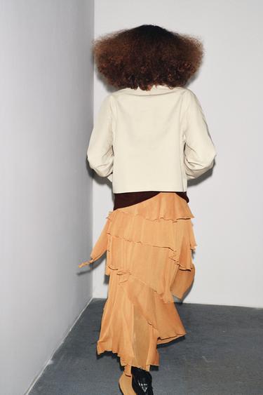 WATER-REPELLENT SHORT TRENCH COAT ZW COLLECTION - Beige by Zara - Image 5