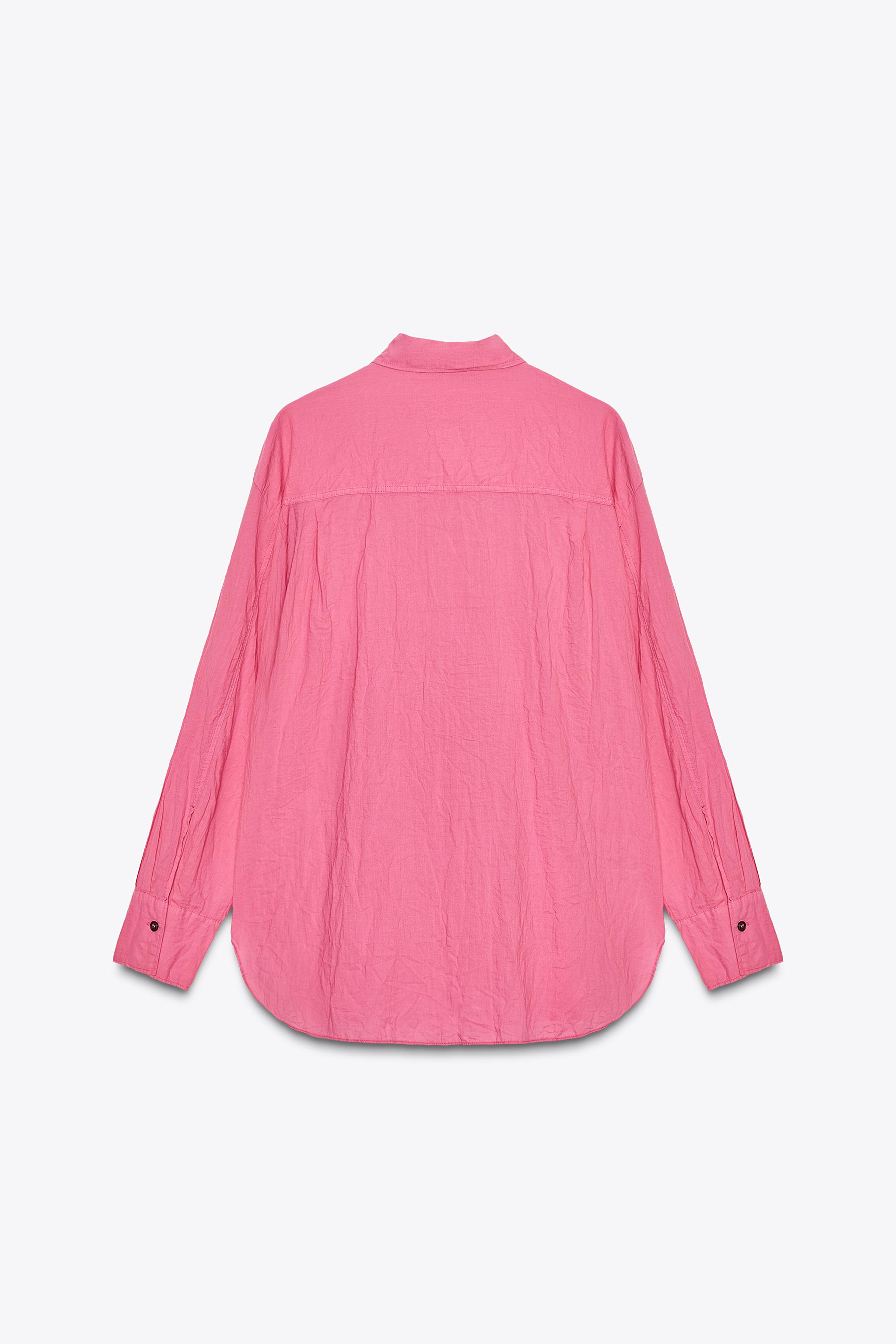 ZW COLLECTION WRINKLED BUTTON SHIRT