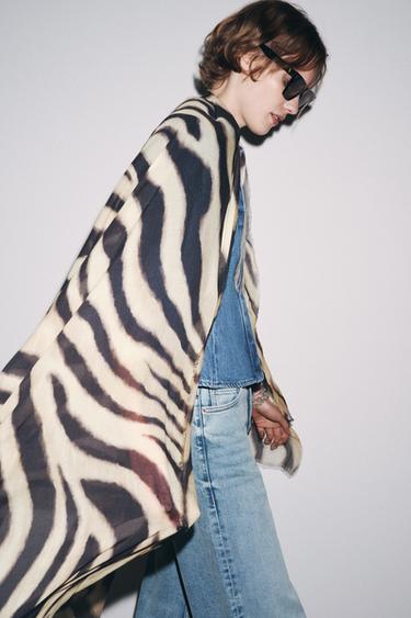 FOULARD MODAL À IMPRIMÉ ANIMAL - Zèbre de Zara - Image 2