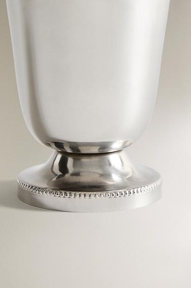 VASE COUPE ACIER DROIT PETIT - Argent de Zara - Image 3