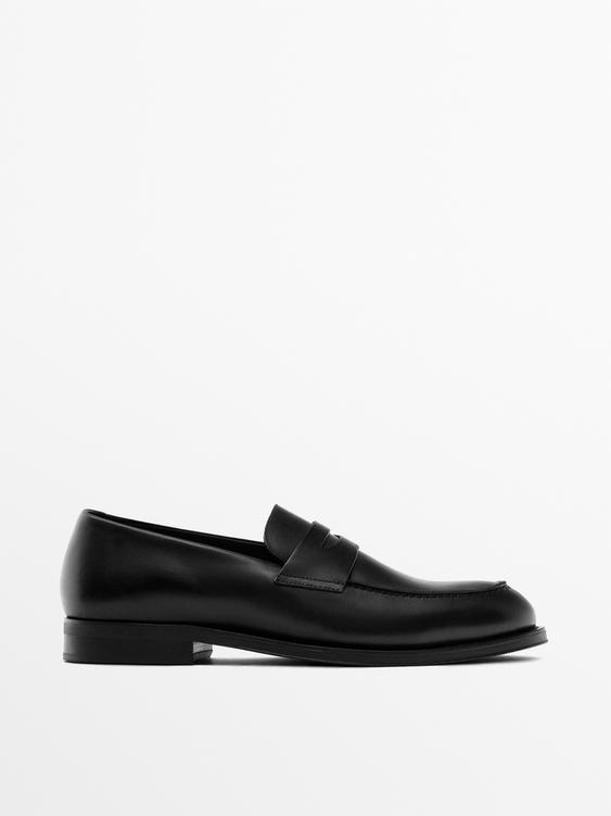 Smart leather loafers