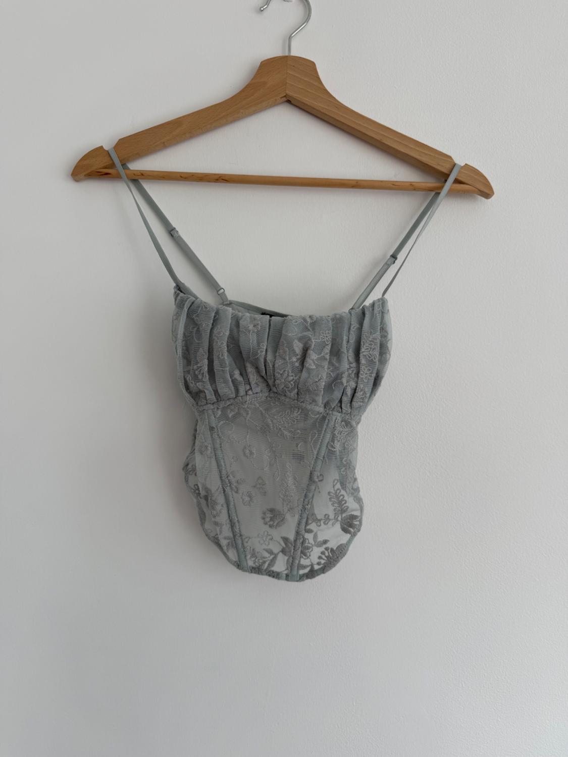 EMBROIDERED TULLE CORSET - Image 2