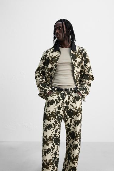 PANTALON RELAXED FIT À IMPRIMÉ ANIMAL - Imprimée de Zara - Image 5