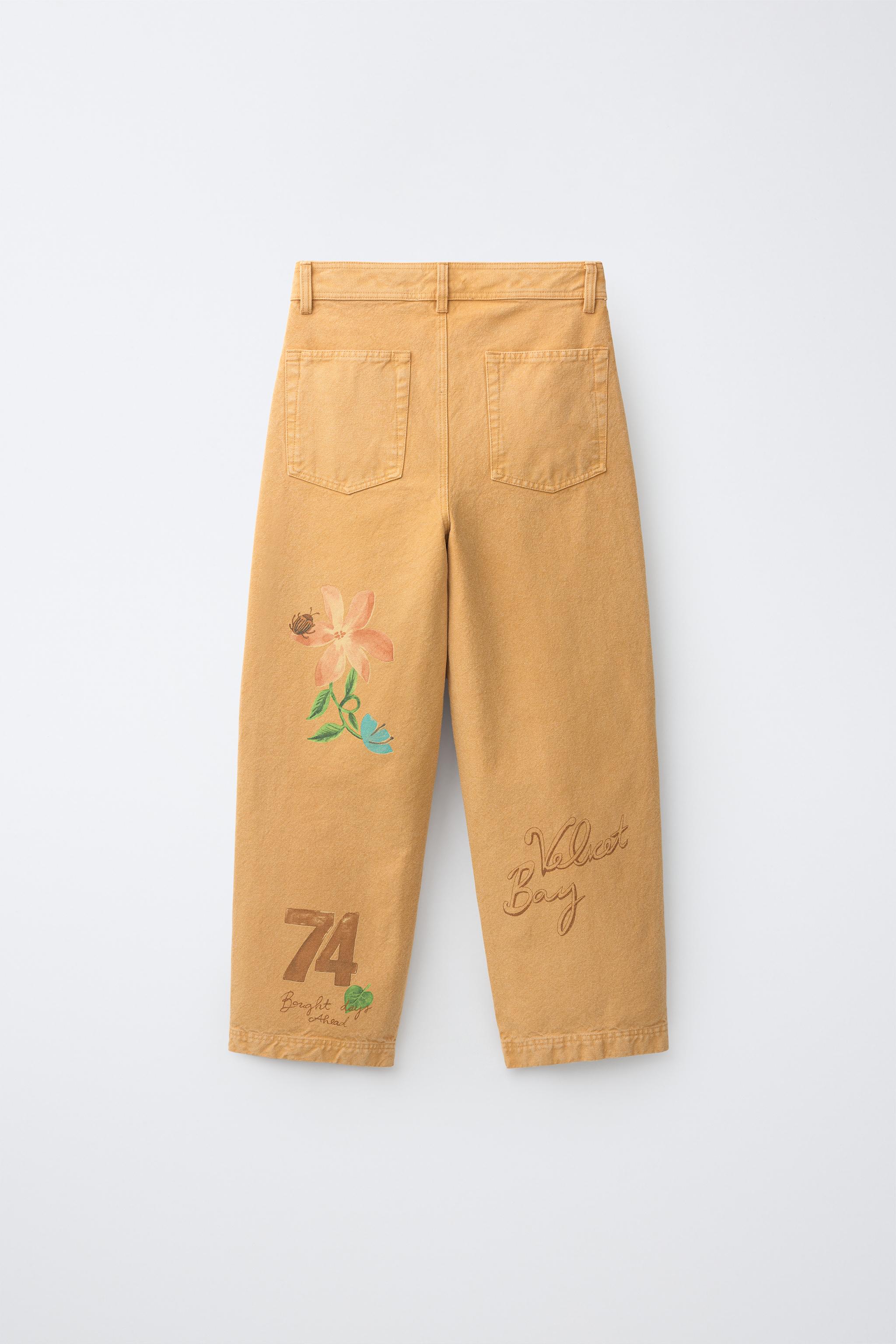 PANTALON WIDE LEG IMPRIMÉ