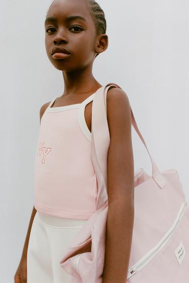 TRÄGERTOP MIT MODAL - Rosa von Zara
