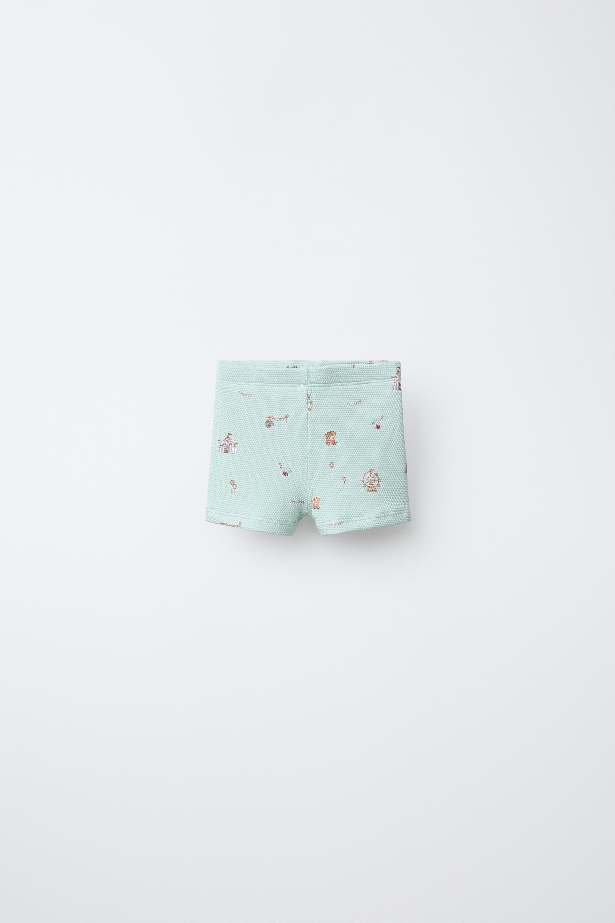 1-6 YEARS/ CIRCUS BOXER SWIM TRUNKS - Sea green | ZARA United States
