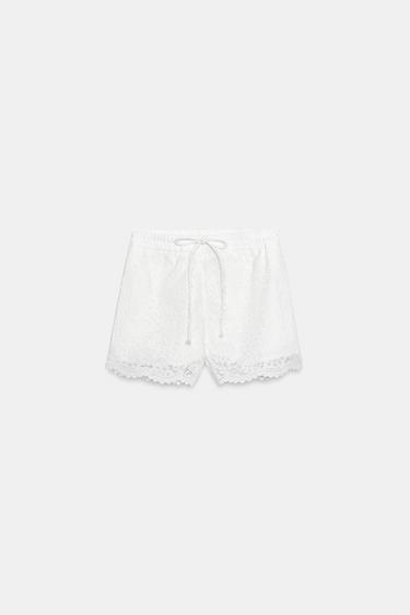 SHORT DENTELLE - Blanc de Zara - Image 6