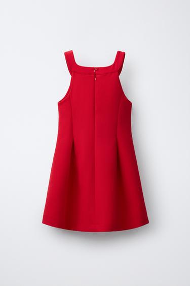 BOW DRESS - Red by Zara - Image 1