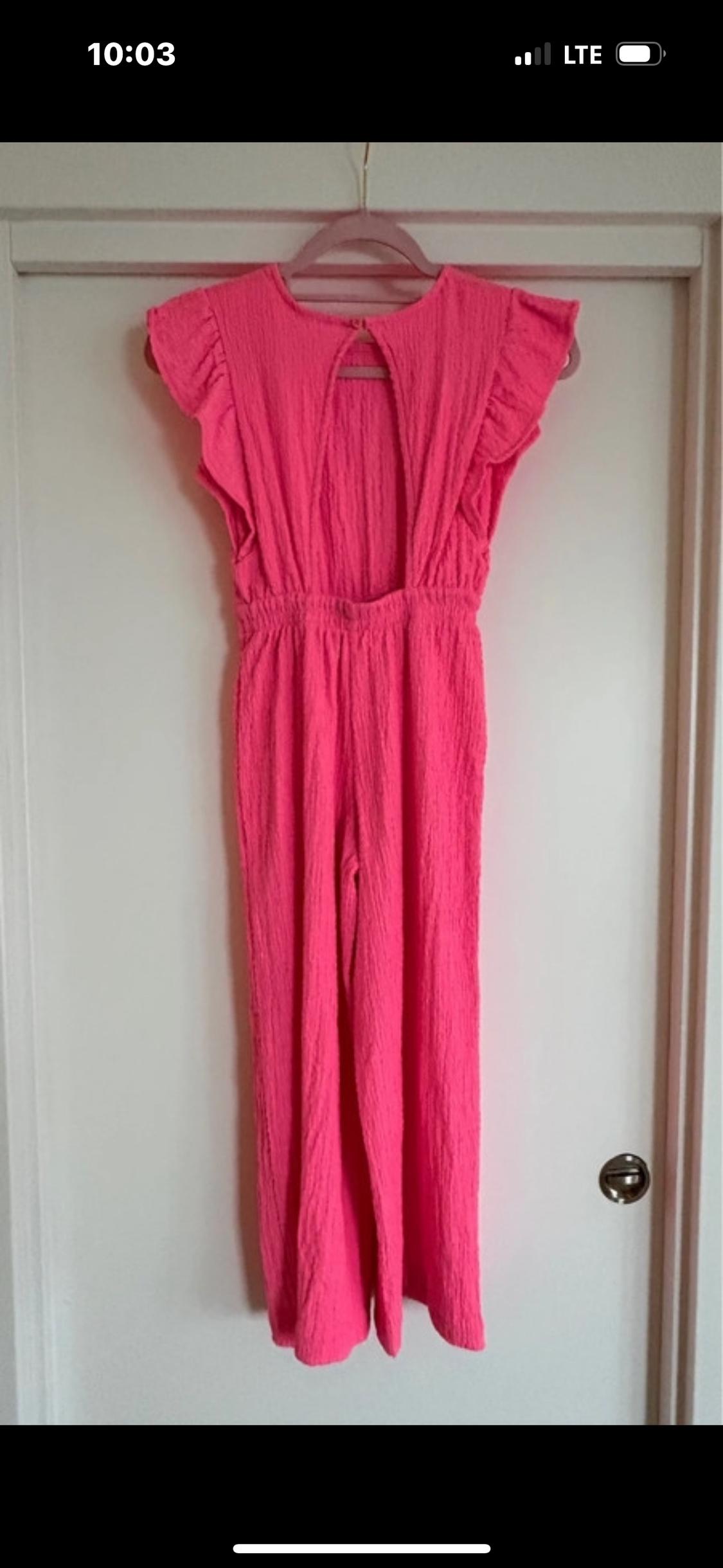 TEXTURED JUMPSUIT WITH RUFFLES - Image 2