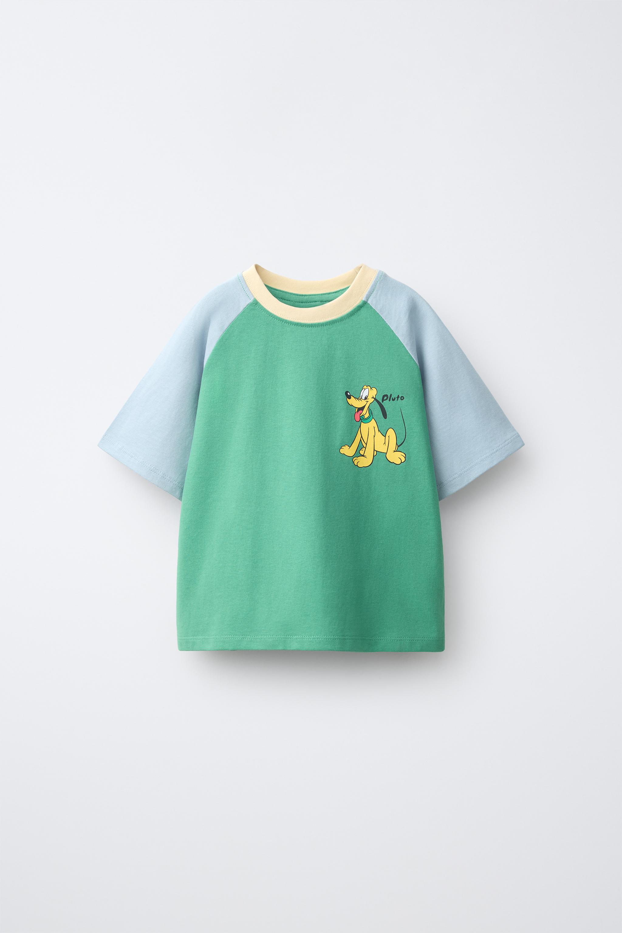 PLUTO© DISNEY RAGLAN T-SHIRT — Intense green