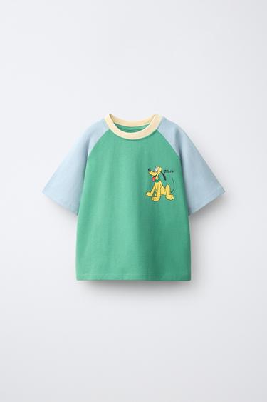 Zara PLUTO© DISNEY RAGLAN T-SHIRT - Intense green
