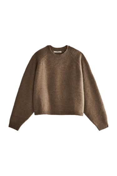 PULL EN CACHEMIRE - Marron / Taupe de Zara