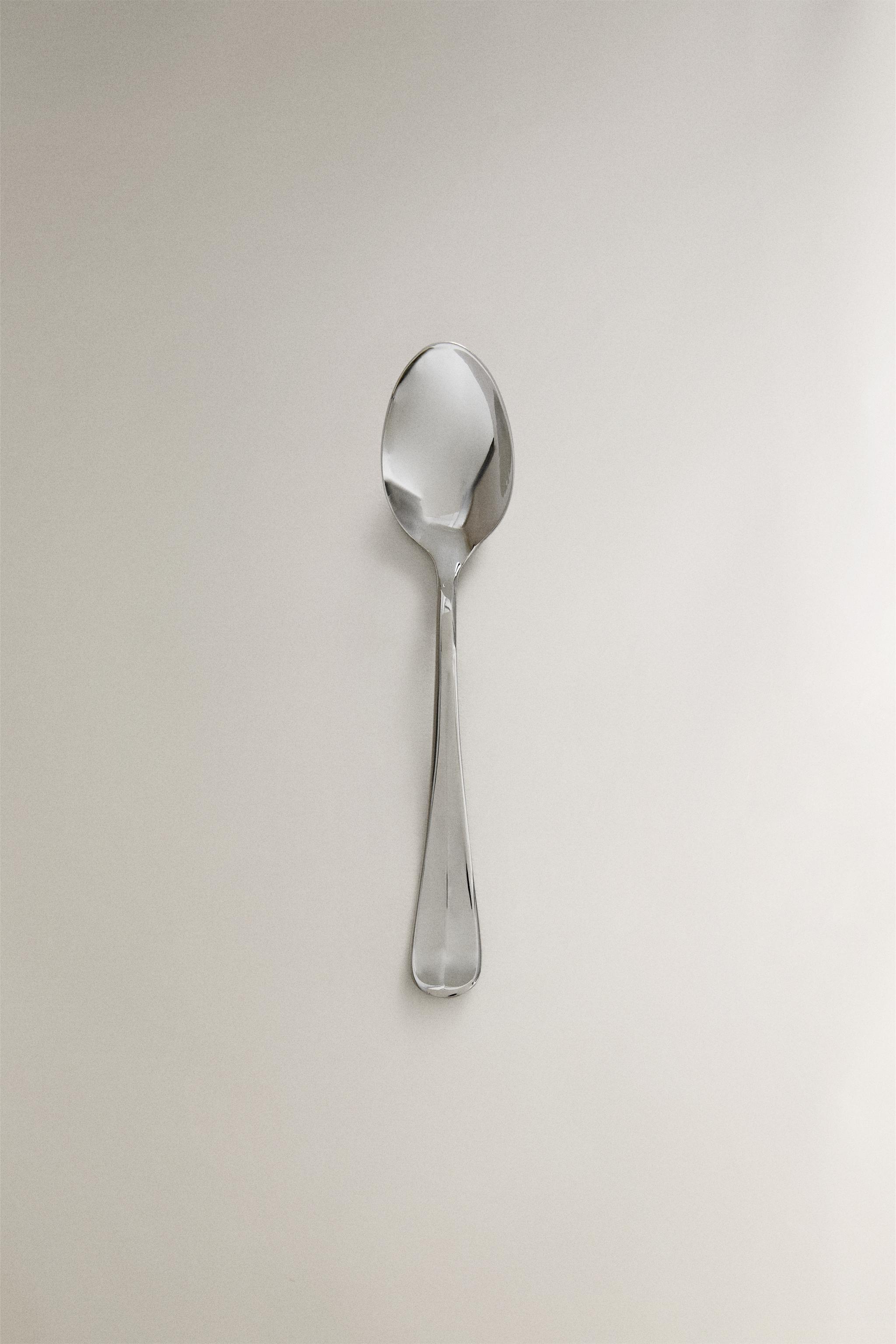 SILVER STEEL DESSERT SPOON