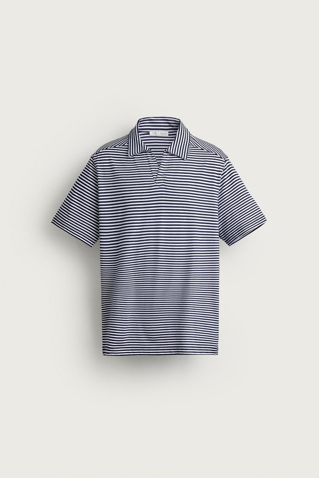 FLUID STRIPED REGULAR FIT POLO SHIRT