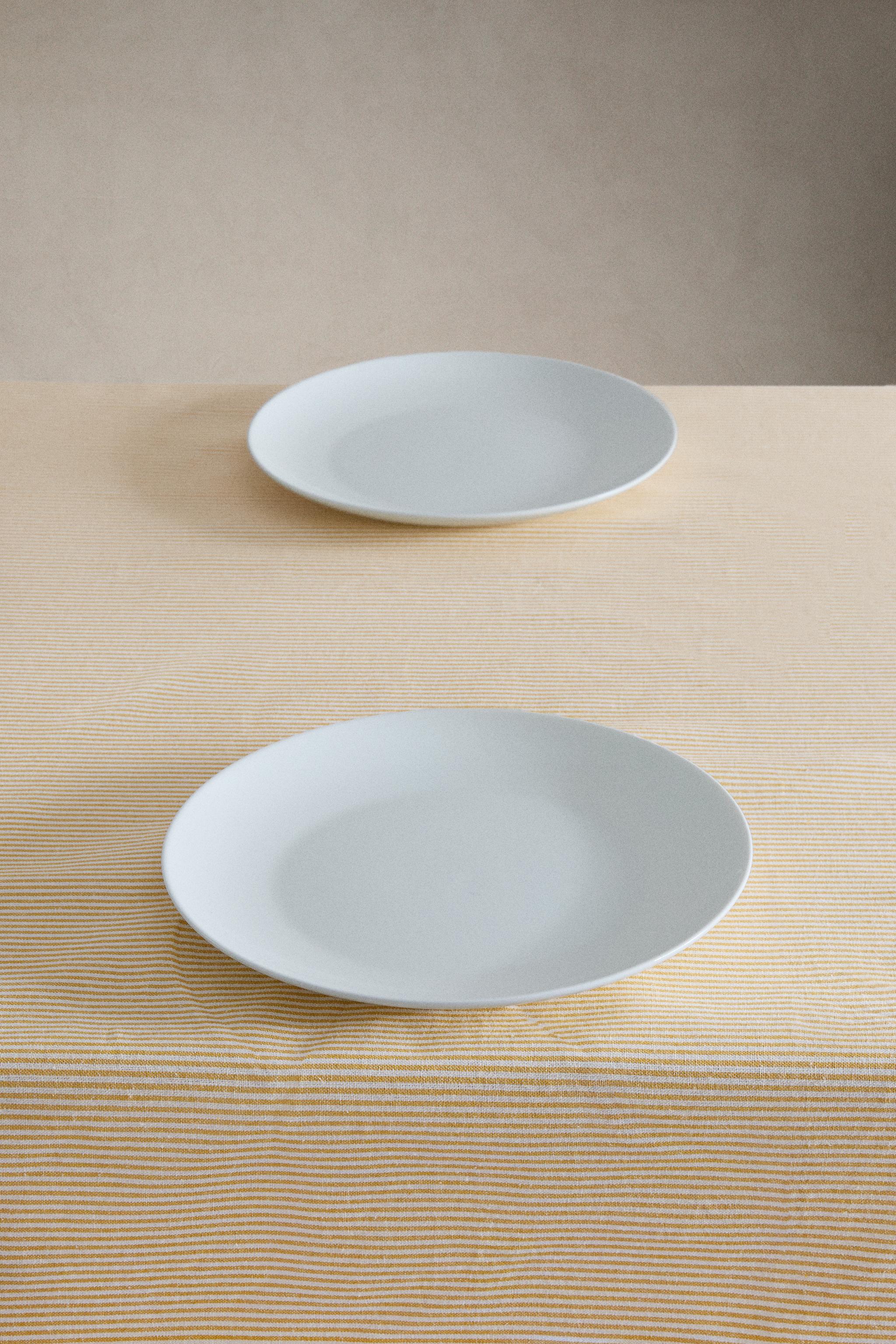 YARN-DYED COTTON TABLECLOTH — Yellow (alternate view)