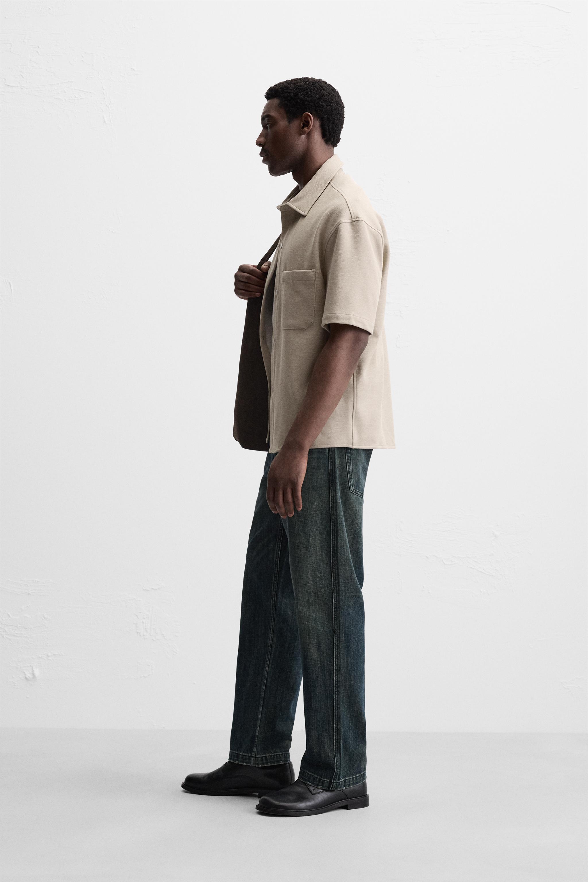 STRETCH OVERSHIRT - Black | ZARA United States