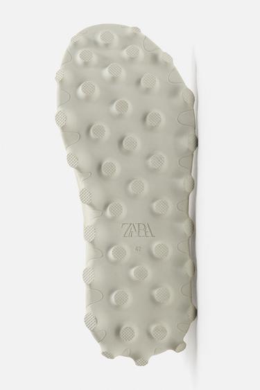 TENNIS EN TISSU VOLUME - Blanc ivoire de Zara - Image 3
