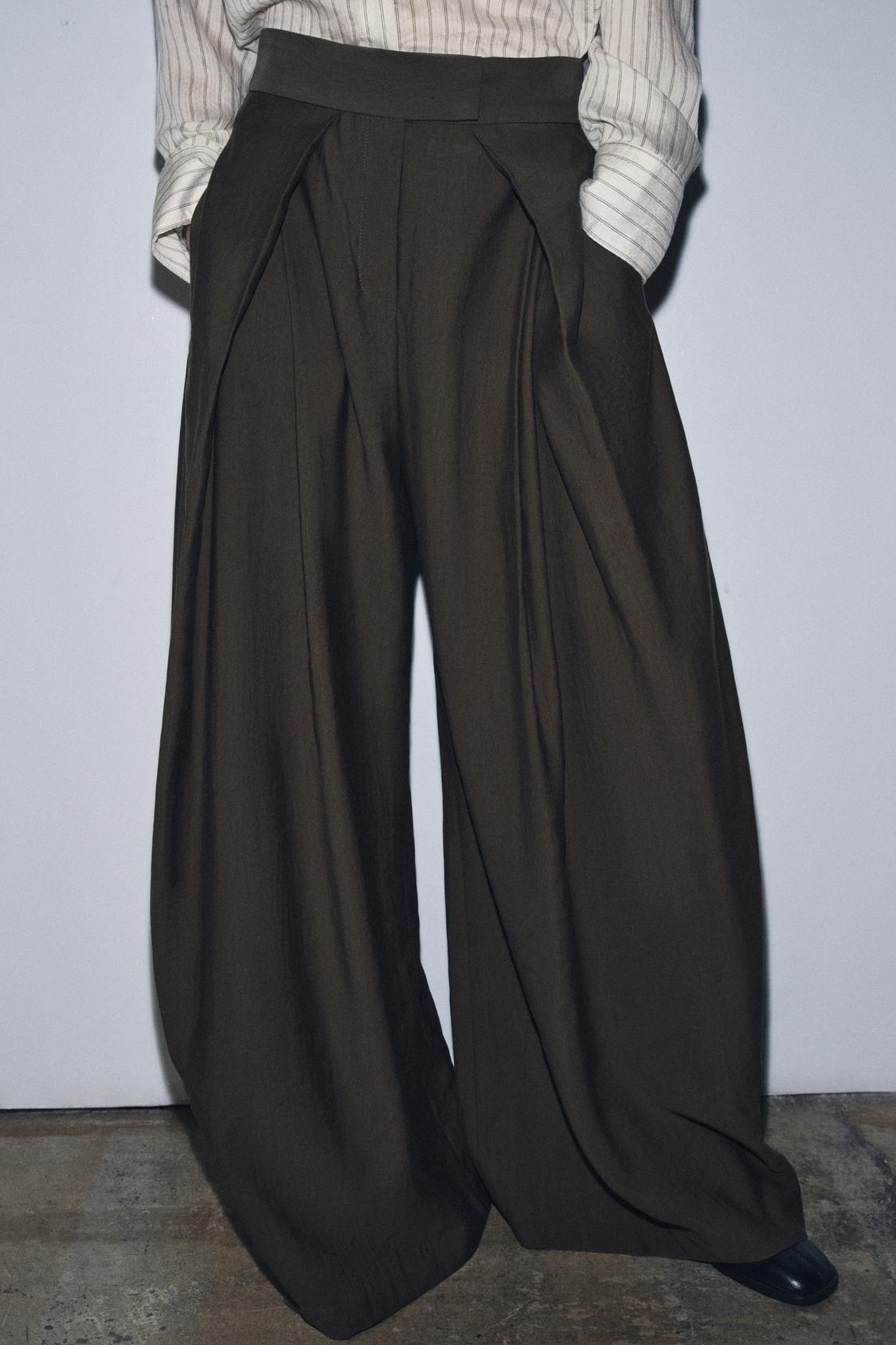 ZW COLLECTION FRONT PLEAT PANTS
