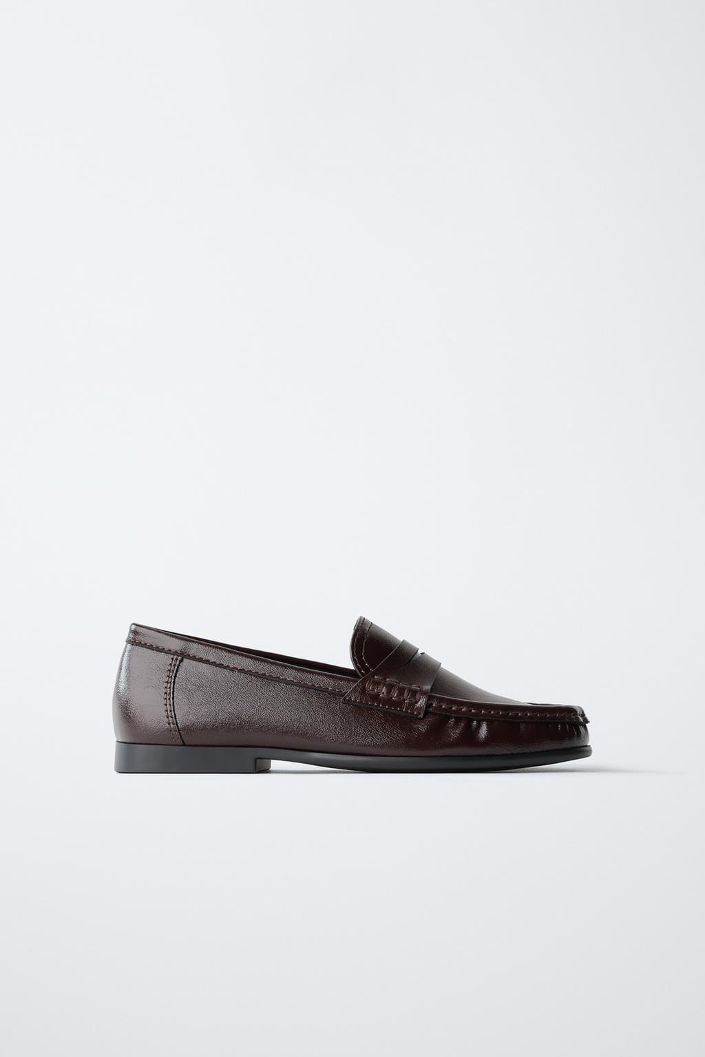 Zara İncə altlıqlı mokasin