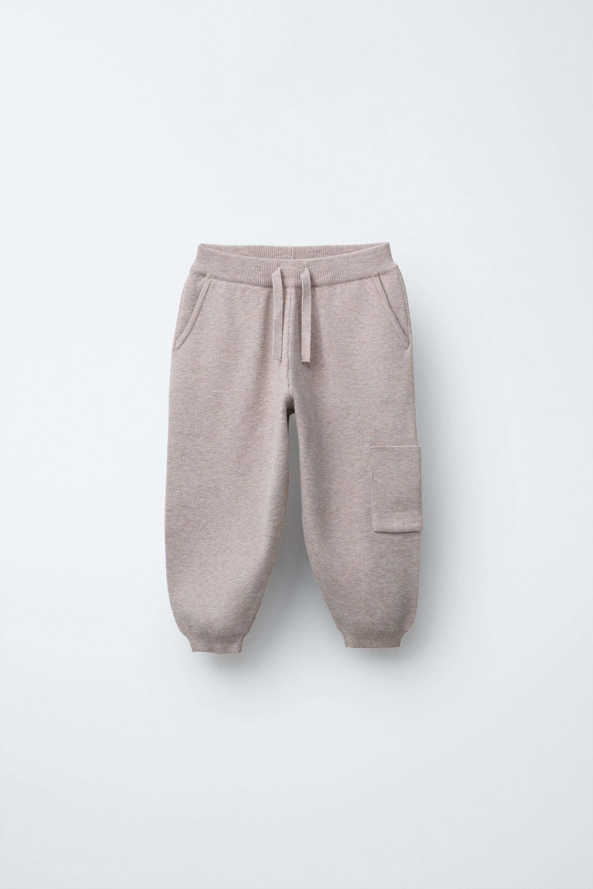 フラワー柄クロシェ編みニットバミューダパンツ - フクシア