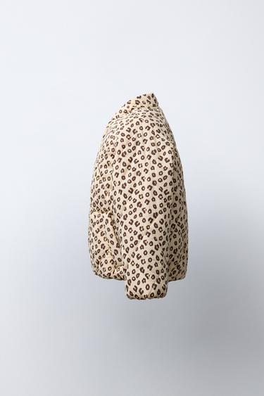 BLOUSON MATELASSÉ ANIMAL PRINT - Leopard de Zara - Image 3