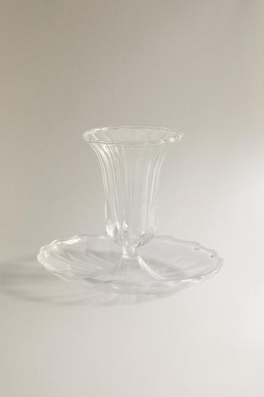 BOUGEOIR VERRE TRANSPARENT - Transparent de Zara