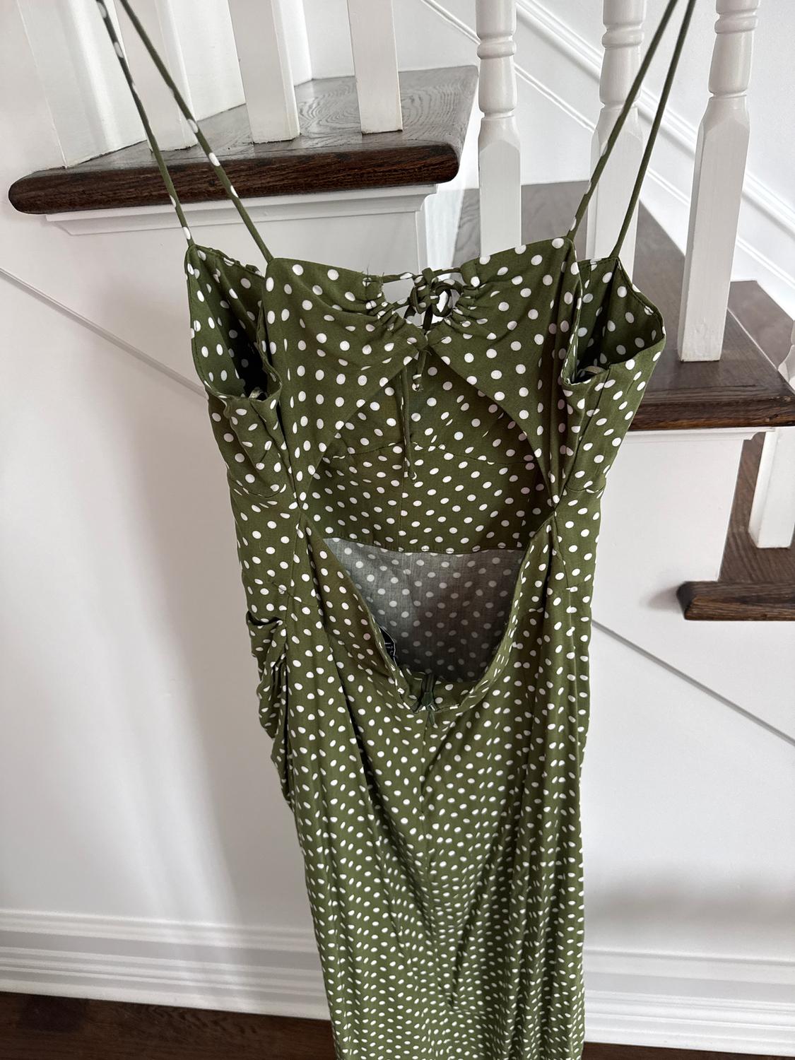 VESTIDO CORSETERO ESTAMPADO LUNARES - Image 5