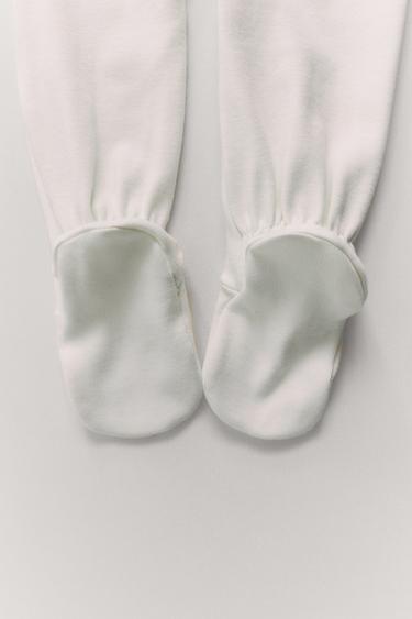 Zara 新生兒套裝和收納袋 - 磨白色