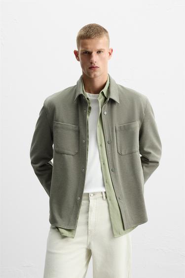 SOBRECAMISA CONFORT - Khaki de Zara