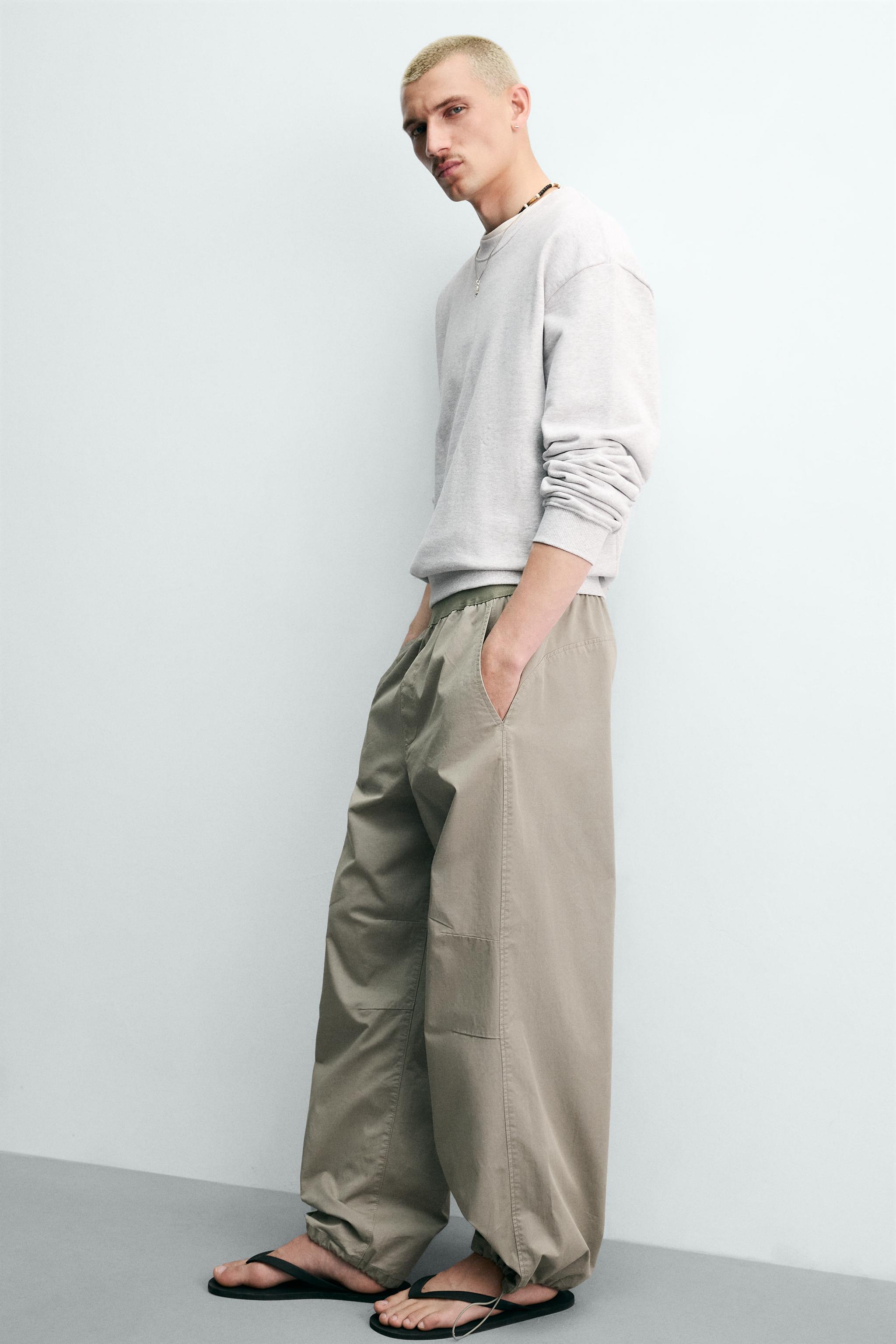 PANTALON PARACHUTE COUPE DÉCONTRACTÉE