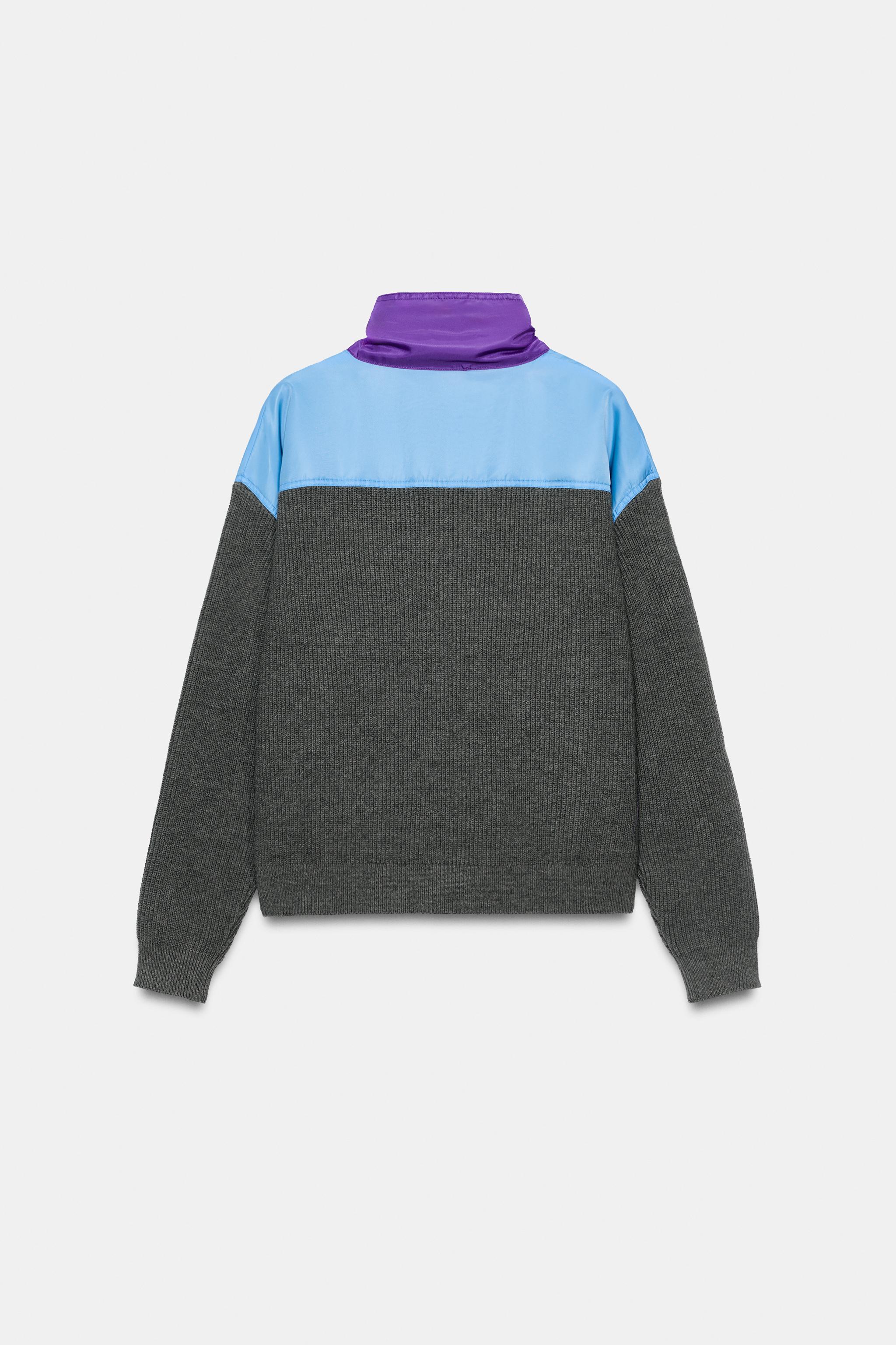 COMBINED KNIT JACKET