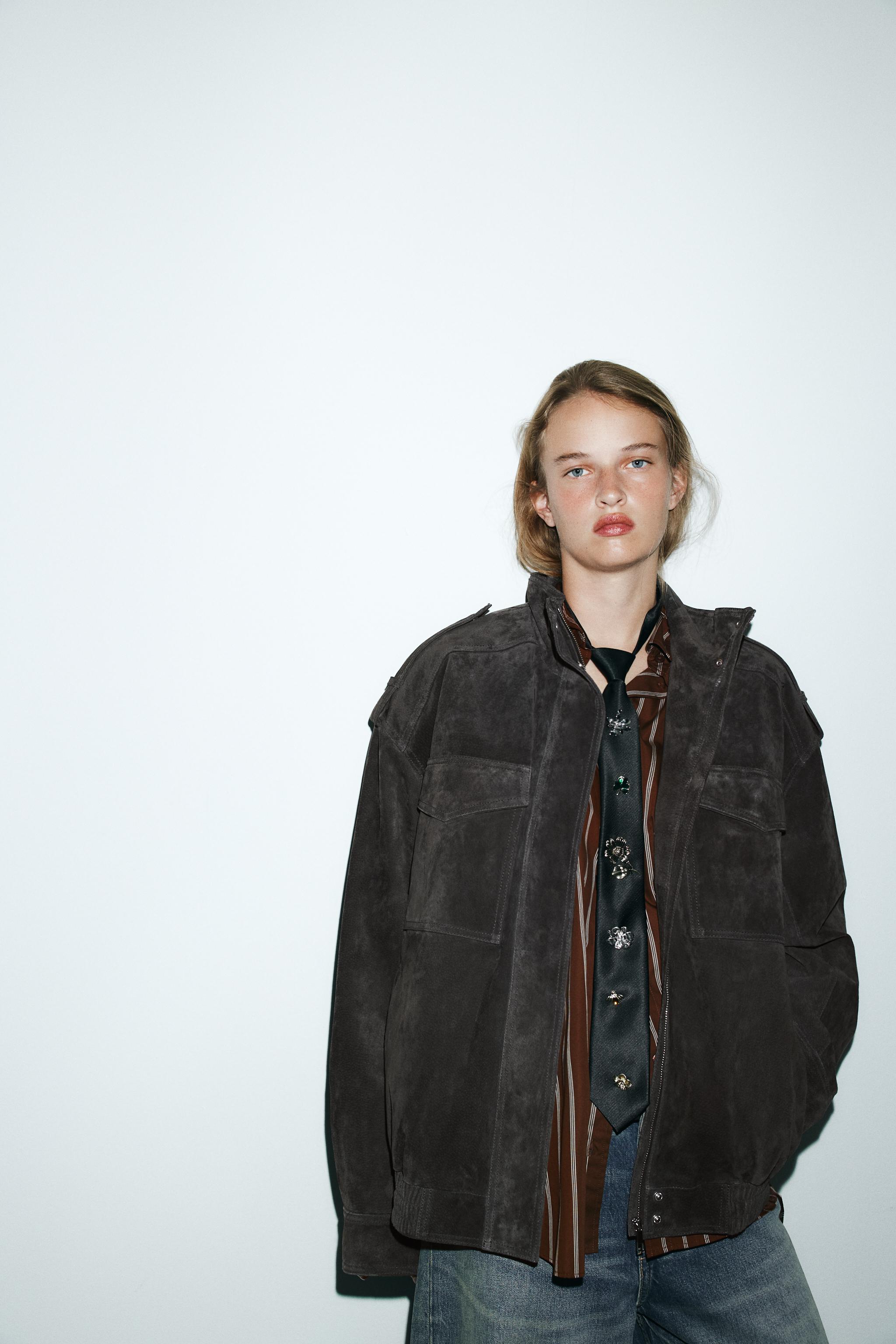 PLAIN BROOCH TIE - Black | ZARA United States