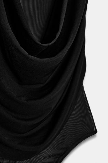 BODY EN TULLE ASSORTI - Noir de Zara - Image 7