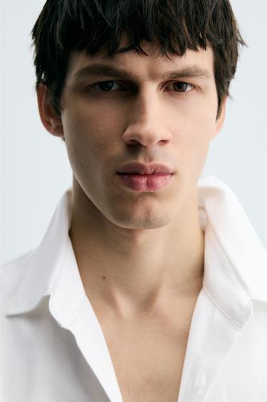 OVERSIZE FIT OXFORD SHIRT - White by Zara - Image 5